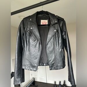 Levi's Women's Faux Black Leather Jacket